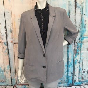 J. CREW Gray Zoey Blazer